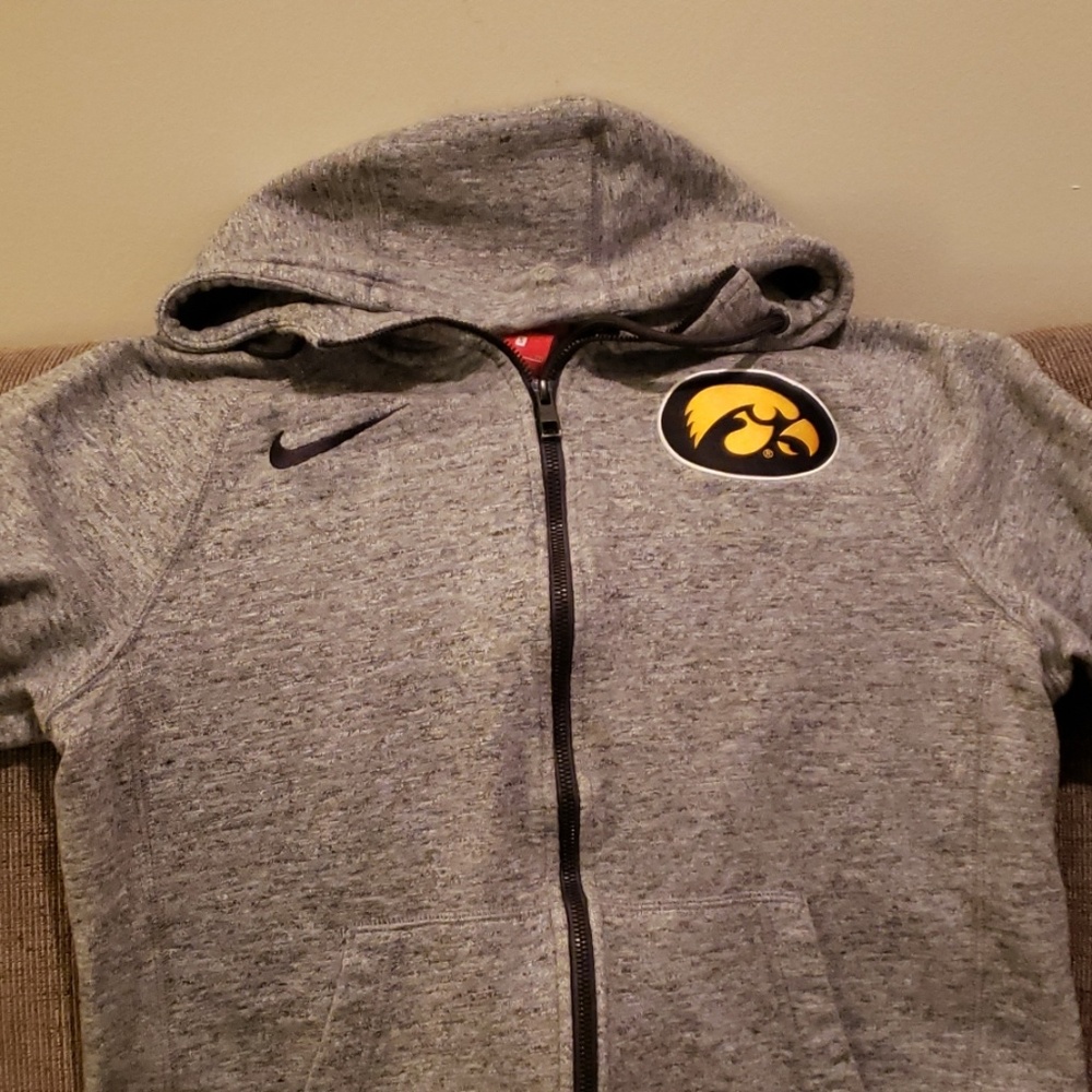 Iowa Hawkeye zip up sweatshirt